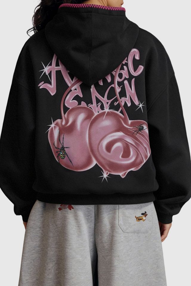 Aelfric Eden Boxy Spider Cherry Hoodie #1
