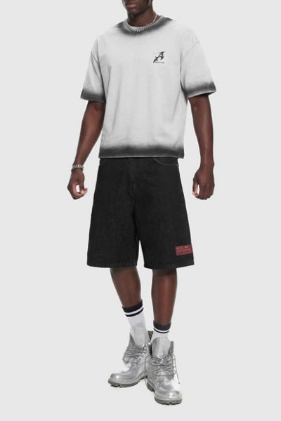Aelfric Eden Boxy Spray Fade Star Tee