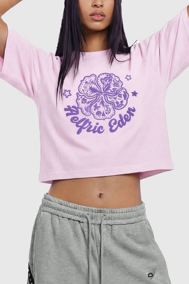 Aelfric Eden Cropped Floral Motif Tee #1