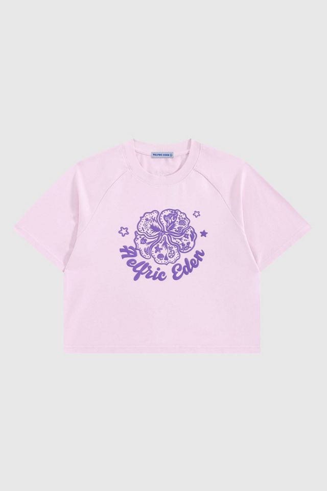 Aelfric Eden Cropped Floral Motif Tee #3