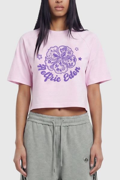 Aelfric Eden Cropped Floral Motif Tee