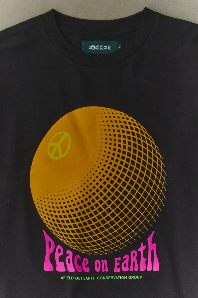 Afield Out Peace On Earth Graphic Long Sleeve Tee #1