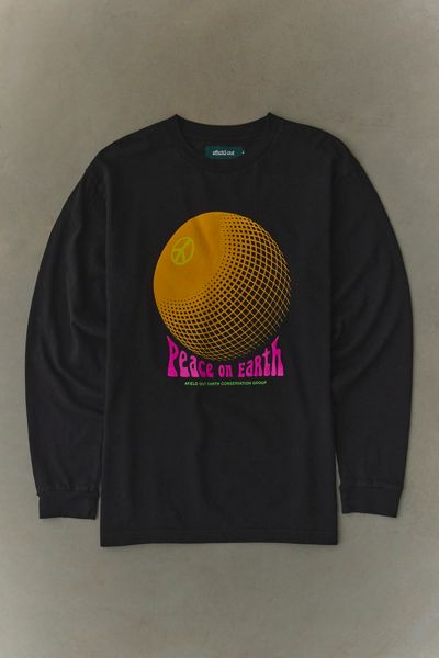 Afield Out Peace On Earth Graphic Long Sleeve Tee