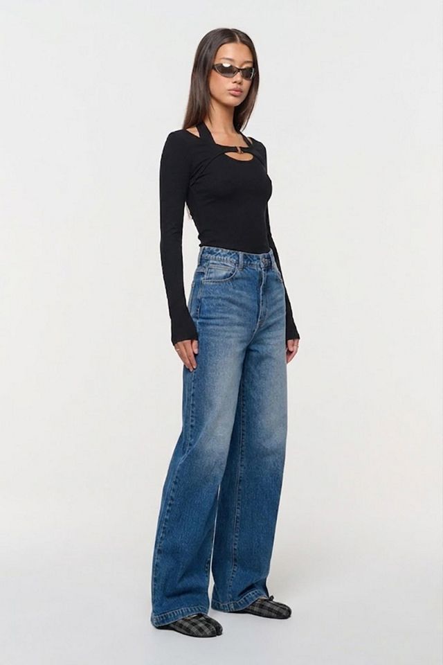 Abrand Pixie Halter Longsleeve Top #1