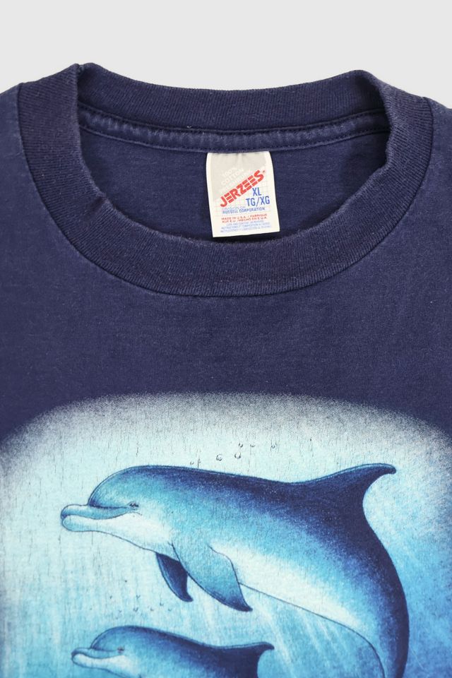Vintage Dolphins Poetry in Ocean Tee #2