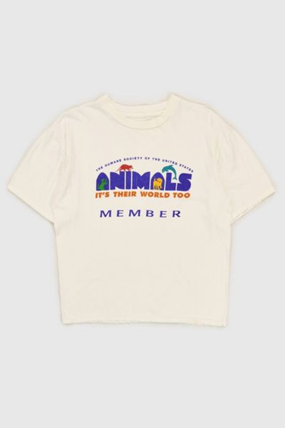 Vintage Animals It's Their World Too Tee