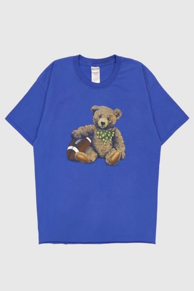 Vintage Teddy Bear Football Tee