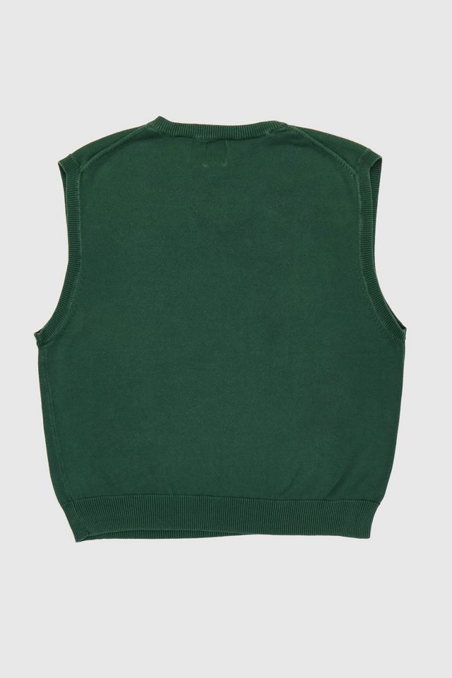 Vintage Green Gap Sweater Vest #1
