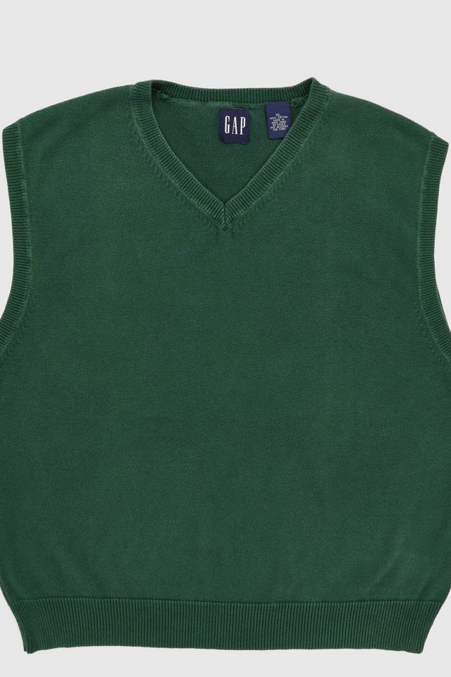 Vintage Green Gap Sweater Vest #2