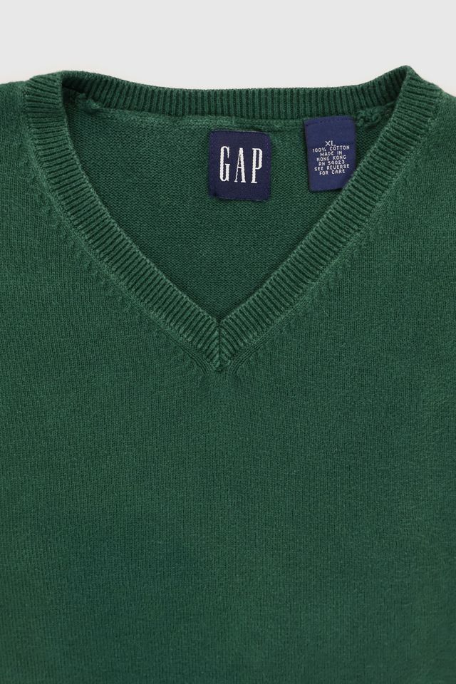 Vintage Green Gap Sweater Vest #3