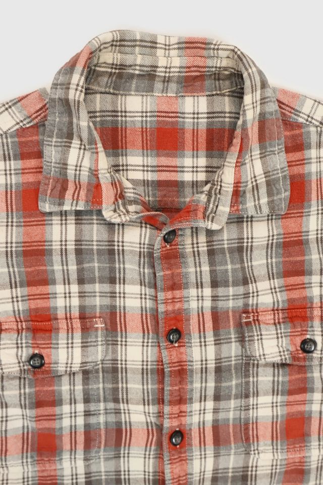 Vintage Grey Short Sleeve Cut Off Button Down Shirt #2
