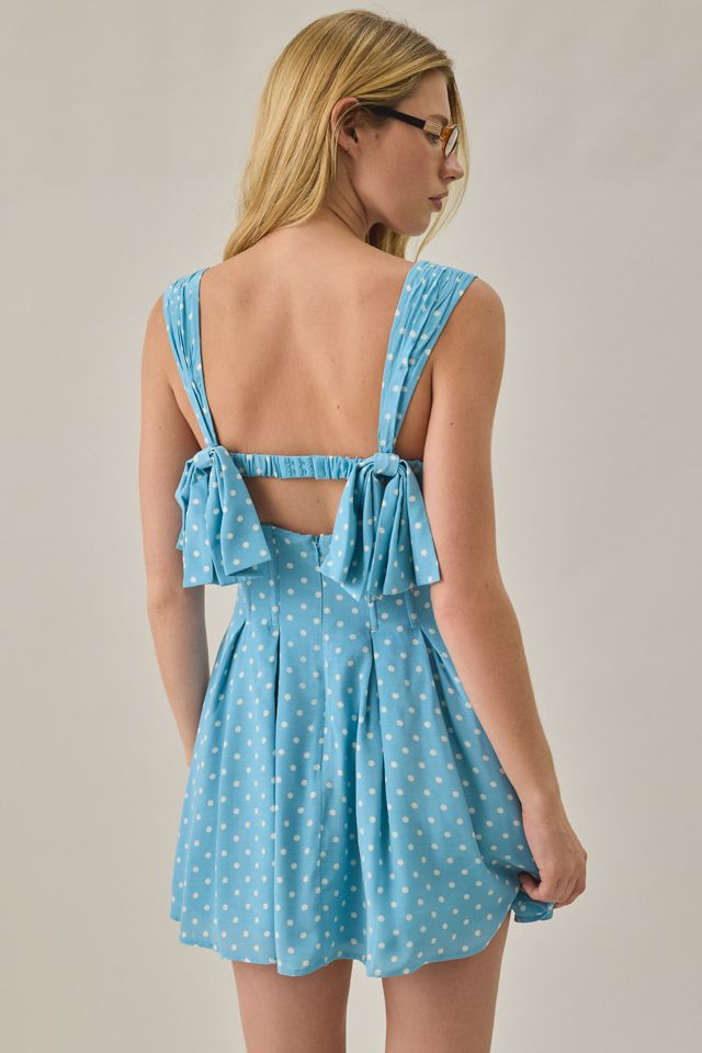 For Love & Lemons August Bow Detail Corset Mini Dress #3