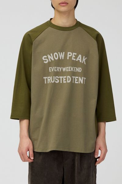 Snow Peak Raglan 3/4-Sleeve Tee