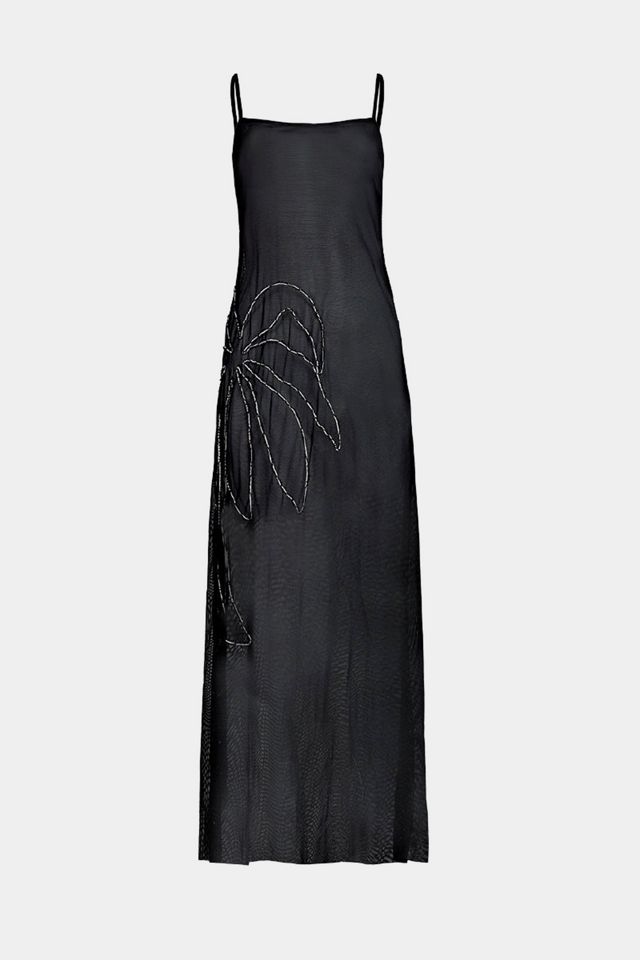 KIBYS Ancestral Lines Gio Sheer Palm Beach Dress #3