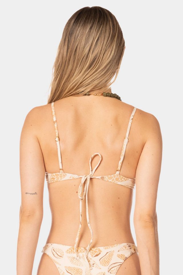 KIBYS Shell Tides Print Underwire Bikini Top #2