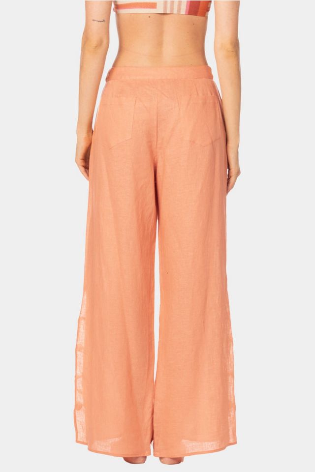KIBYS Sunset Bazaar Zenda Linen Pant With Gems #3