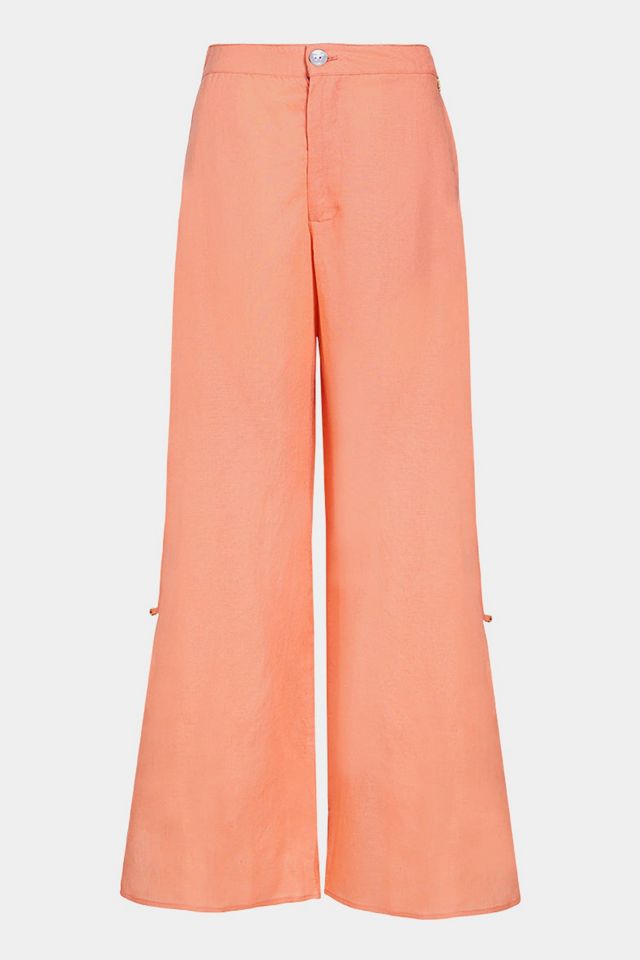 KIBYS Sunset Bazaar Zenda Linen Pant With Gems #4