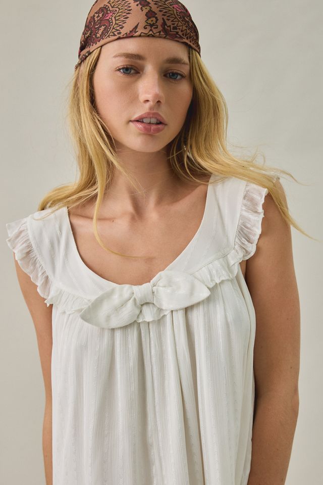 For Love & Lemons All Aboard Ruffle Babydoll Mini Dress #1