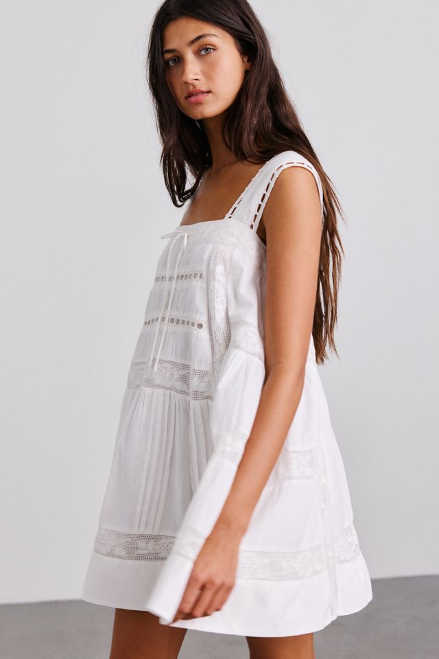 Mini-robe babydoll Breezy en coton For Love & Lemons #1