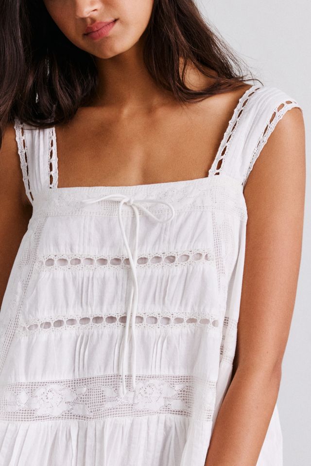 Mini-robe babydoll Breezy en coton For Love & Lemons #2