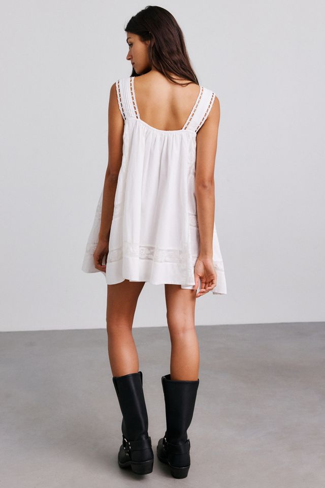 Mini-robe babydoll Breezy en coton For Love & Lemons #3