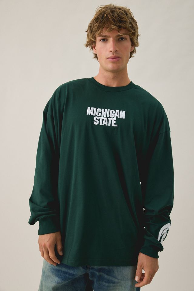 Pro Standard Michigan State Wingspan Drop Shoulder Long Sleeve Tee #2