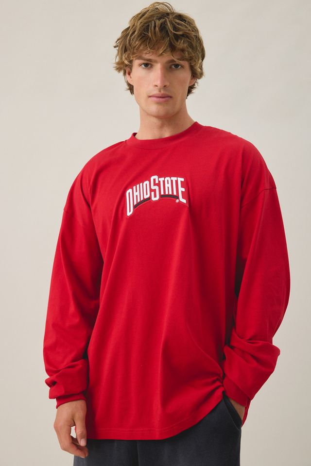 Pro Standard Ohio State Wingspan Drop Shoulder Long Sleeve Tee #1