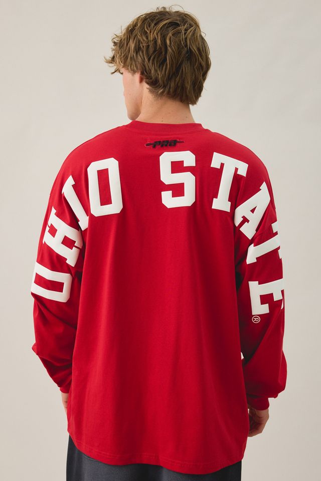 Pro Standard Ohio State Wingspan Drop Shoulder Long Sleeve Tee #3