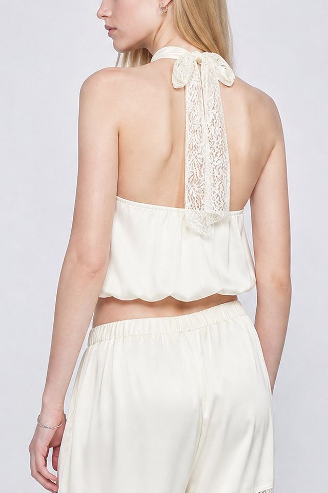 Personal Code Antoinette Satin Bubble Top #3