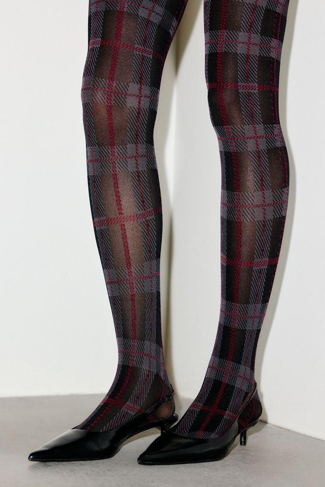 Emma Plaid Tights #1