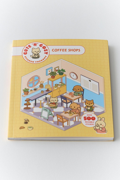 Cute 'n' Cozy Sticker Therapy: Over 500 Reusable Stickers! By Skittledog