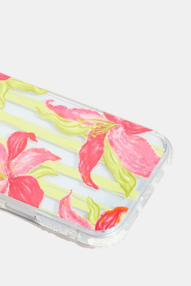 Skinnydip London Exotic Lilies Stripe iPhone Case #1