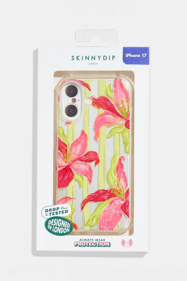 Skinnydip London Exotic Lilies Stripe iPhone Case #3