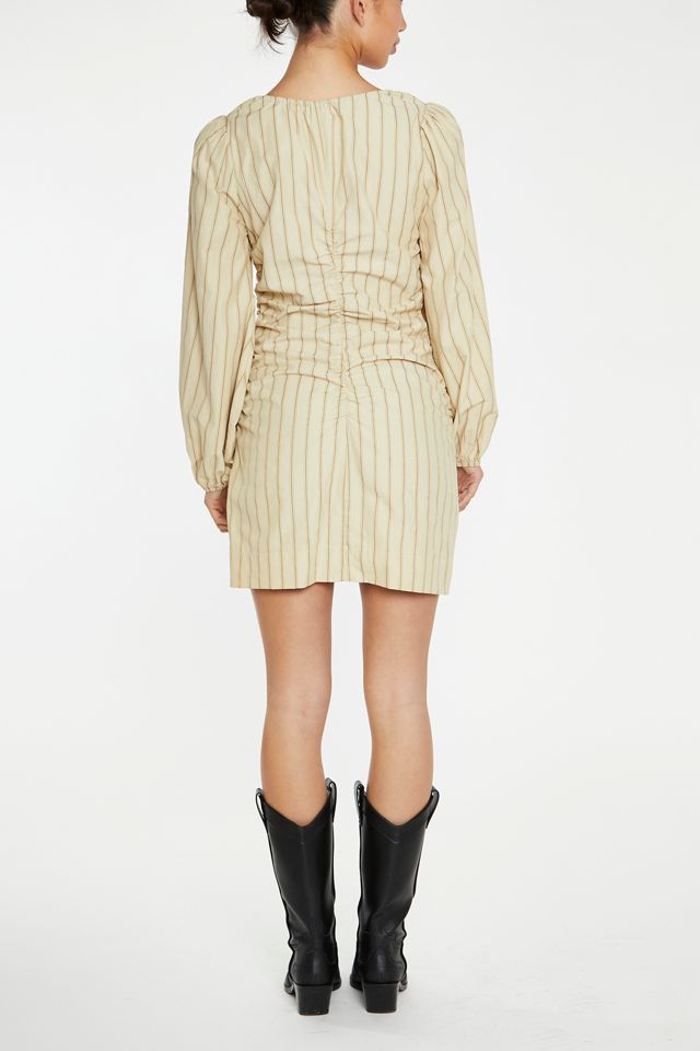 Glamorous Ruched Front Long Sleeve Mini Dress #2