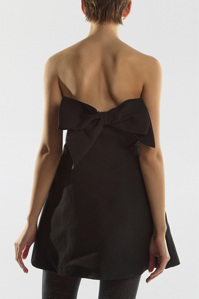 Glamorous Bow-Back Strapless Mini Dress