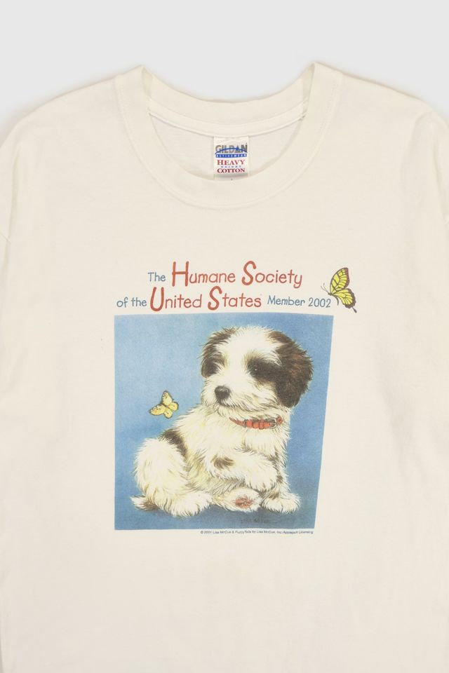 Vintage 2002 Humane Society Puppy Tee #1