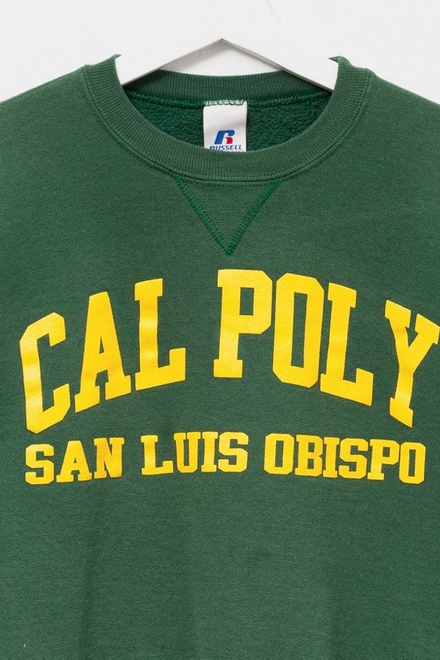 Vintage Y2K Distressed Russell Athletic Cal Poly Graphic Sweatshirt #2
