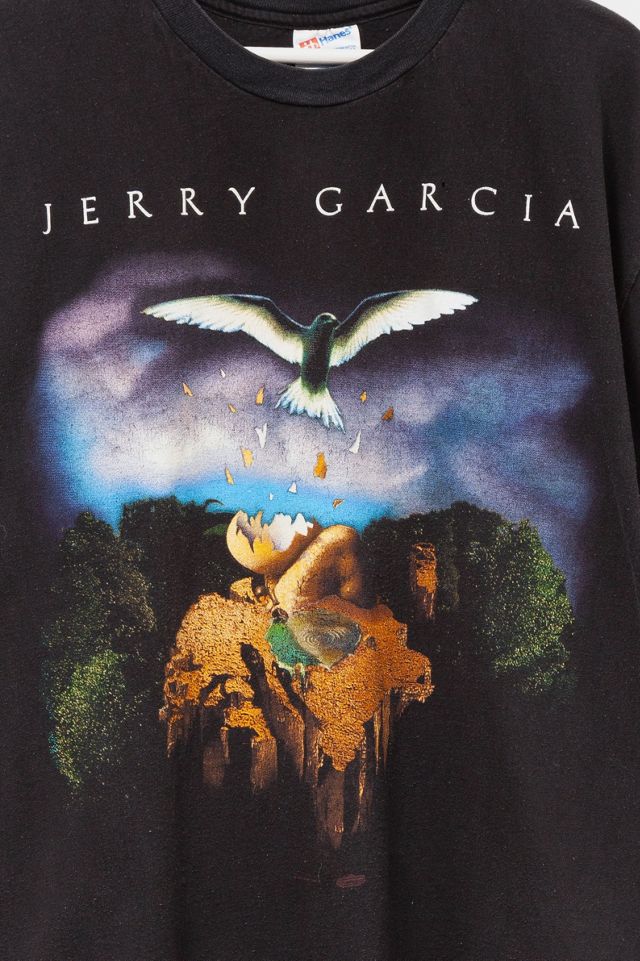 Vintage 1990s Jerry Garcia Distressed Graphic Band T-Shirt #2