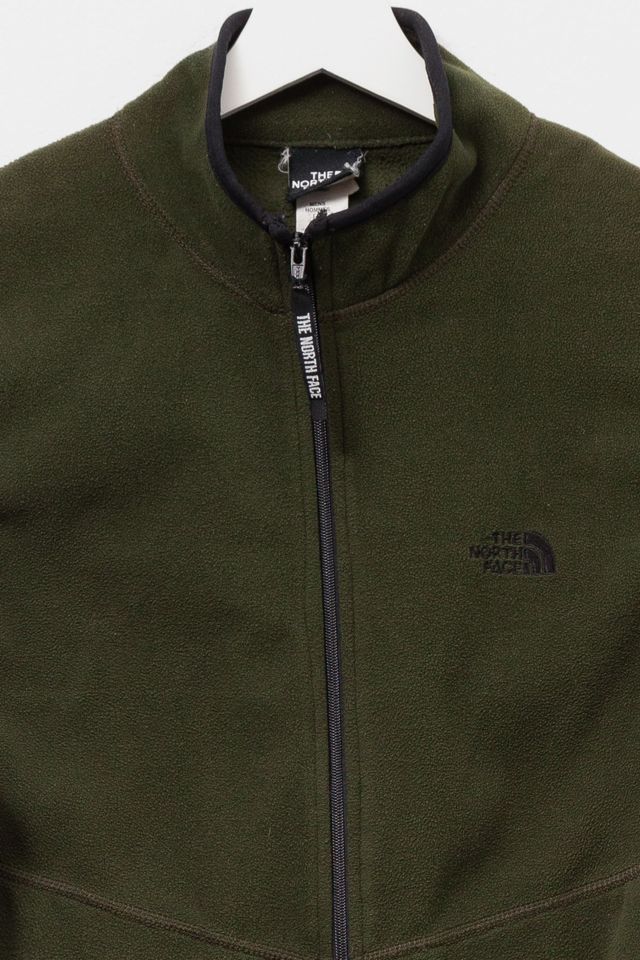 Vintage 1990s The North Face Dark Green Technical Fleece Vest #2