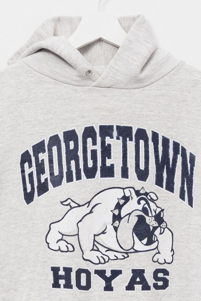 Vintage 1990s Distressed Georgetown Graphic Hoodie Sweatshirt #2