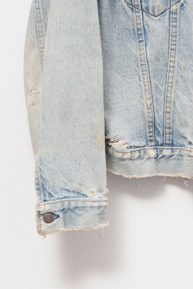 Vintage 1980s Levi’s® Heavily Distressed Trucker Jacket #3
