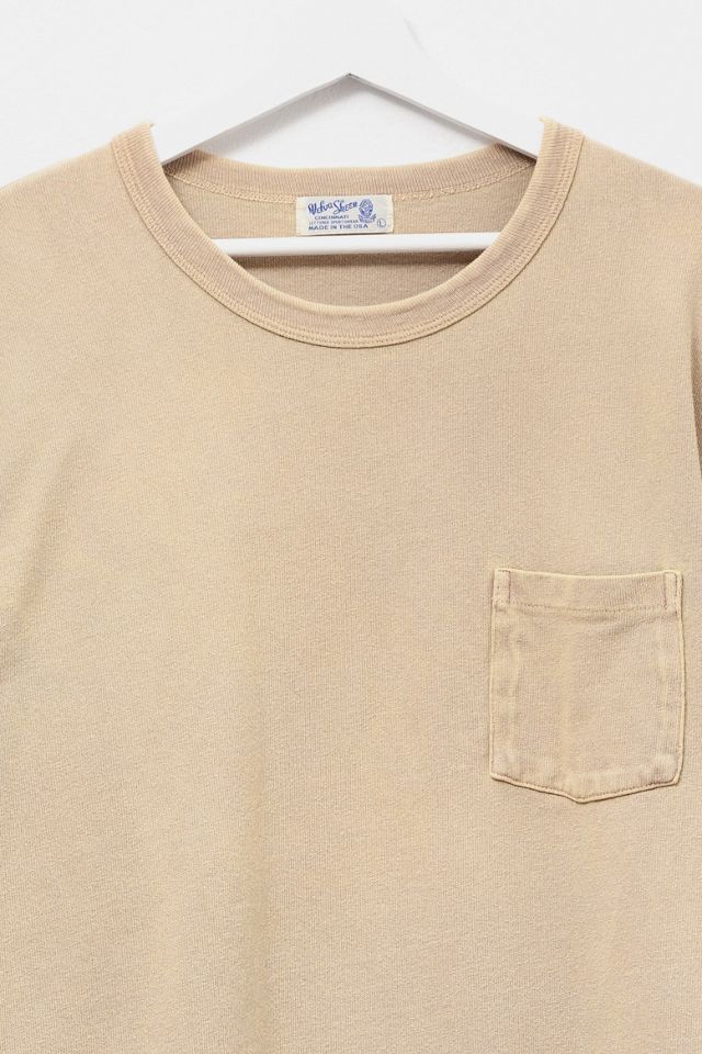 Vintage 1990s Distressed Cotton Velva Sheen Long Sleeve Pocket T-Shirt #2