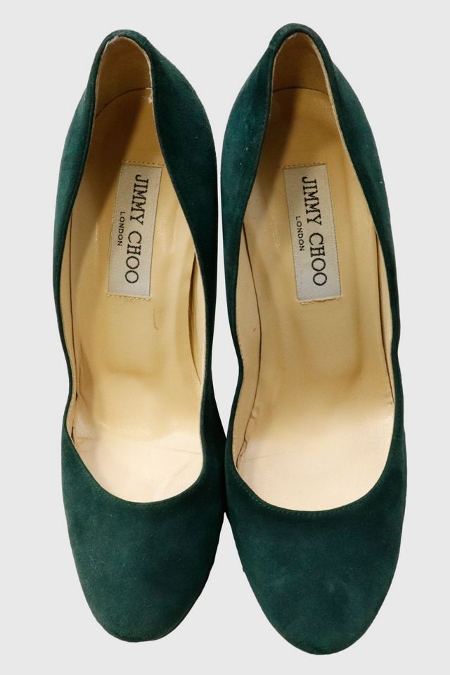 Vintage Jimmy Choo Velvet Heels #1