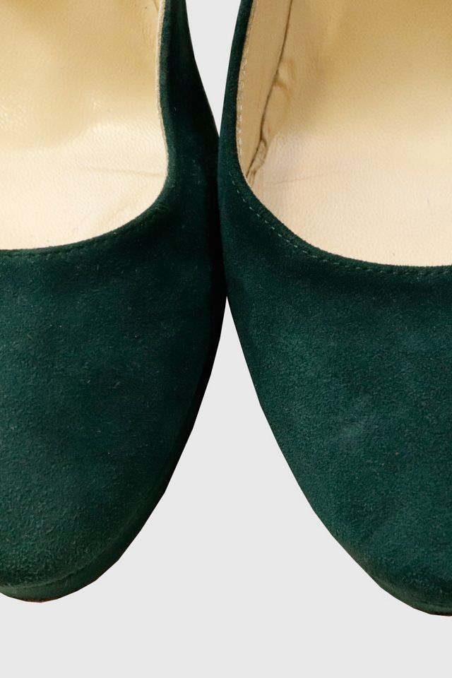 Vintage Jimmy Choo Velvet Heels #2