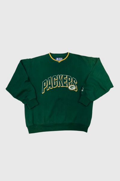 Vintage Packers Stripped Crewneck Sweatshirt