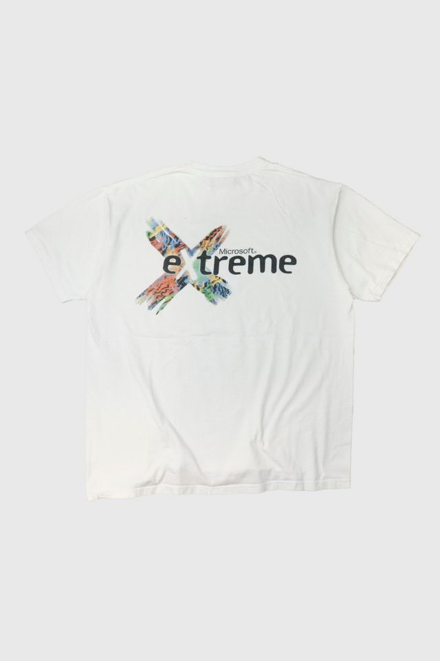 Vintage 90s Microsoft Extreme Computer Graphic T-Shirt #1