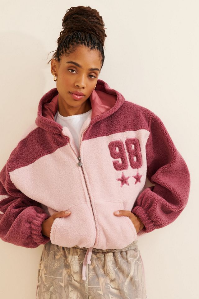 Daisy Street Slush Borg Hoodie #2