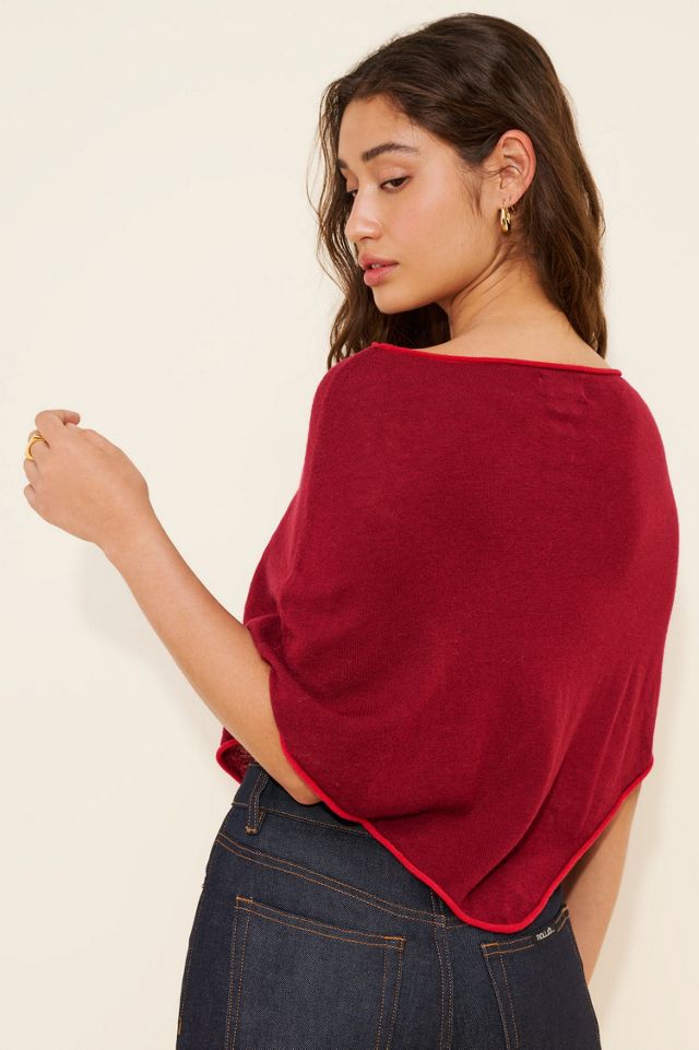 Frankies Bikinis Scout Knit Poncho #1