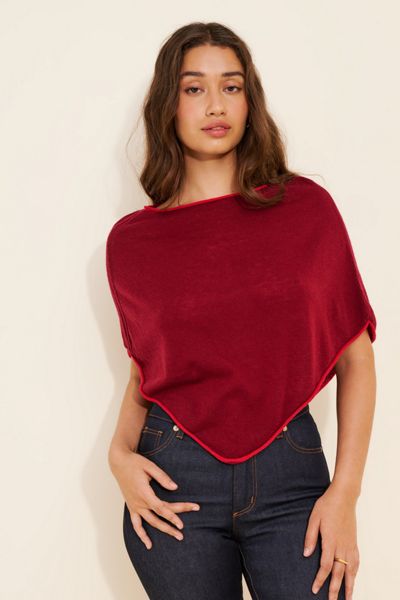 Frankies Bikinis Scout Knit Poncho