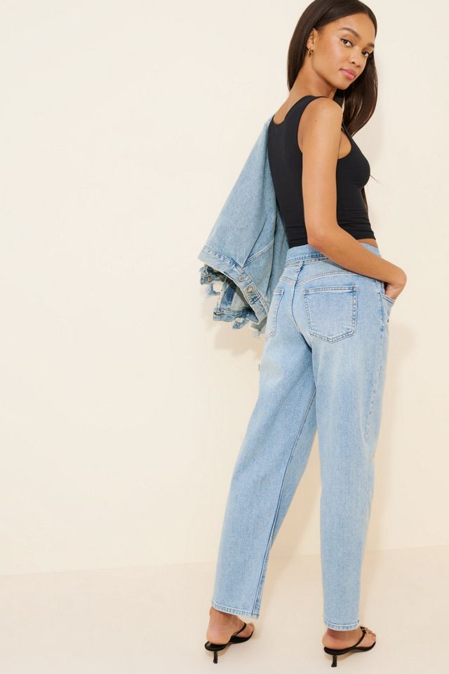 JUST BLACK DENIM Relaxed Folded Waist Jeans #1